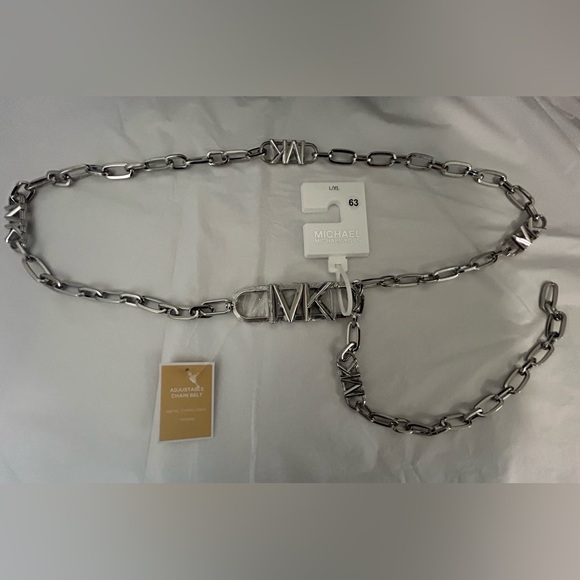 NWT Michael Kors Adjustable Chain Belt main image 4